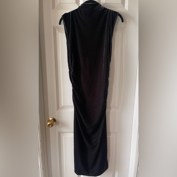 NWOT Women’s A New Day Charcoal Gray Velour Dress, Small - Picture 4 of 6